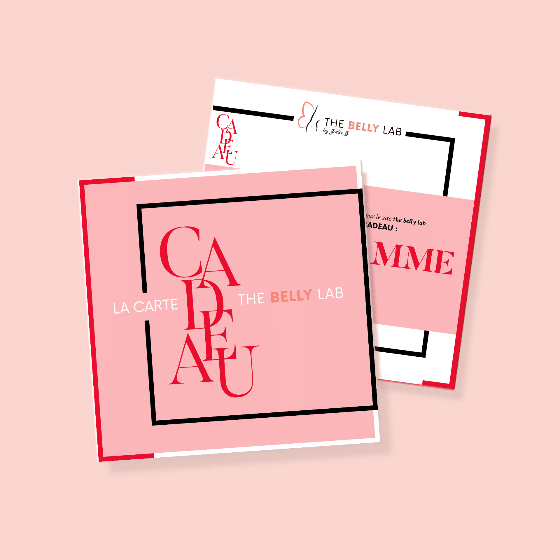 Carte cadeau recto verso